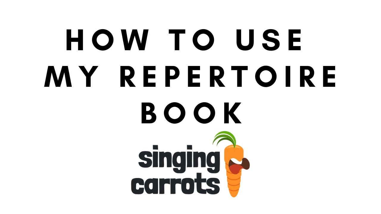 Organize Your Favorite Songs with Singing Carrots Repertoire Tool!