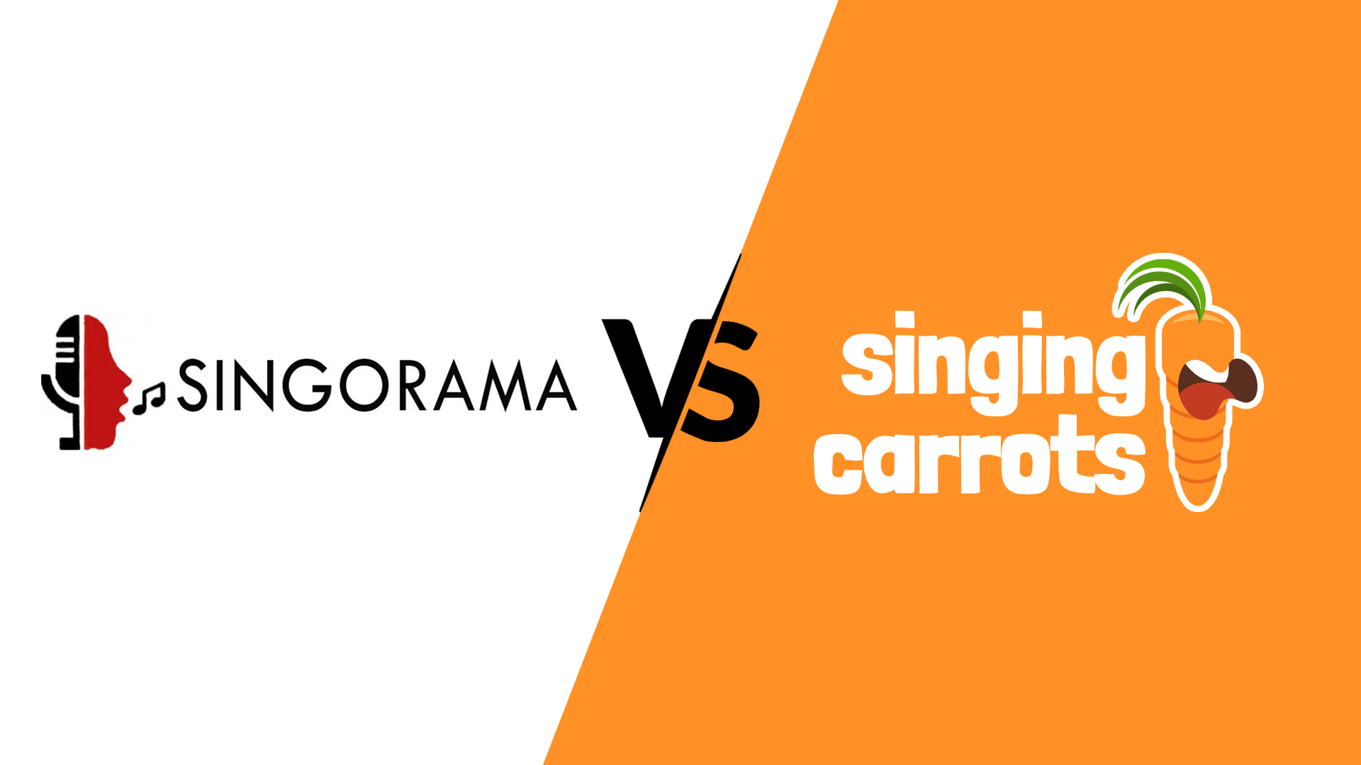 Singorama vs Singing Carrots – audio lessons vs interactive pitch training