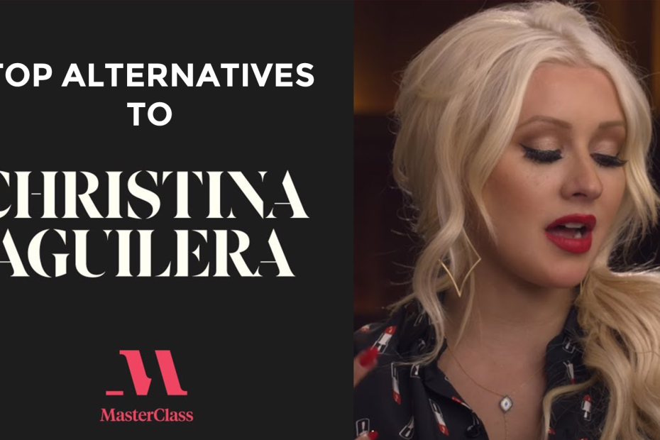 Text graphic reading “ Top Alternatives to Christina Aguilera MasterClass"