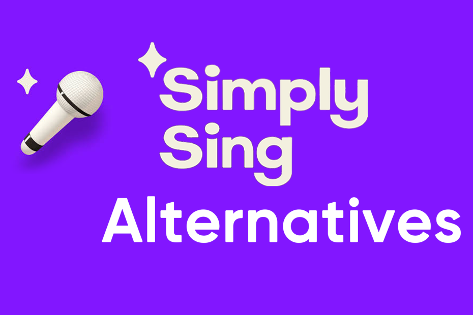 Simply Sing alternatives for vocal training and karaoke practice.