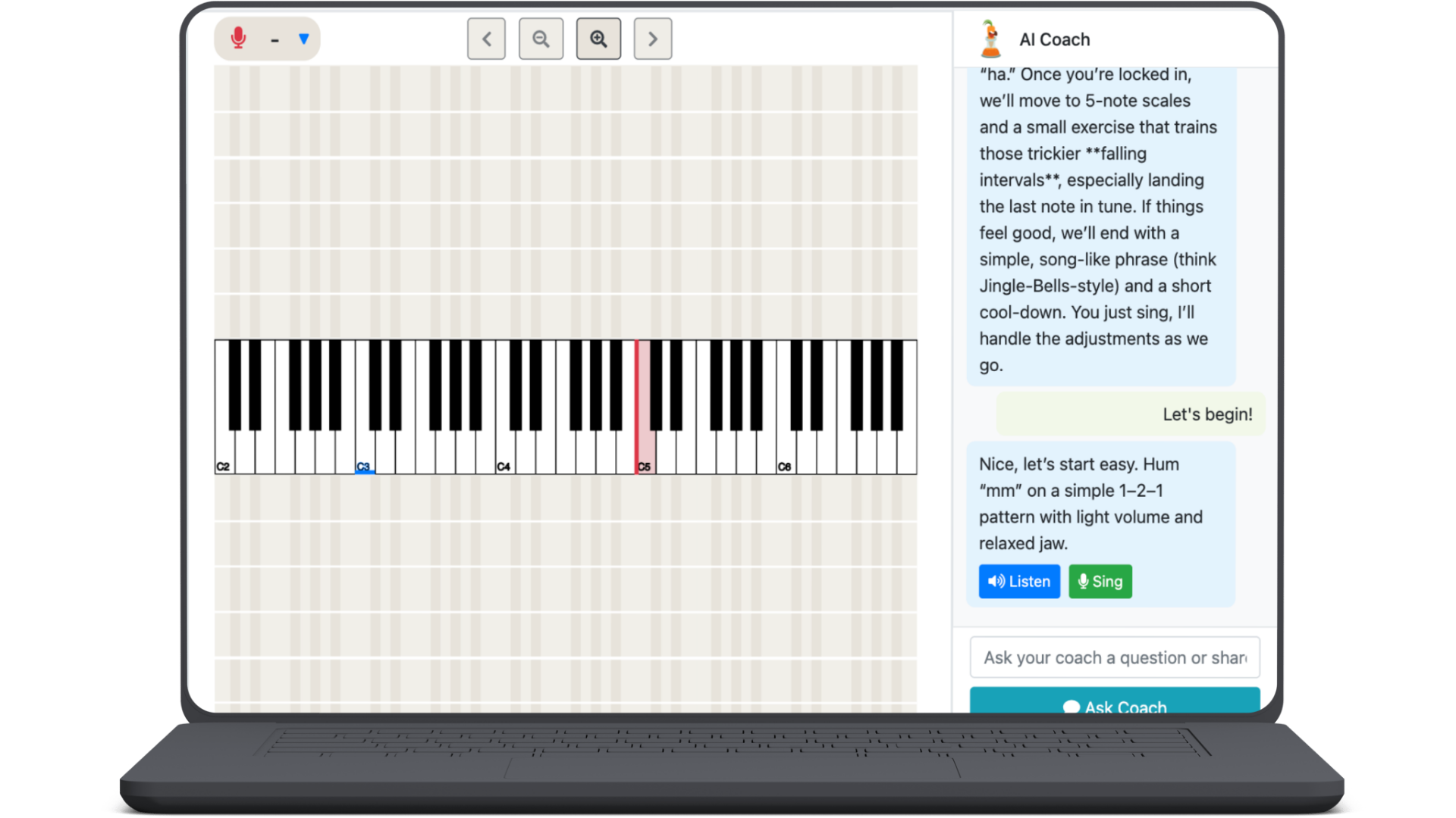 Introducing Singing Carrots AI Coach (Desktop Beta): real-time feedback + teacher-like guidance