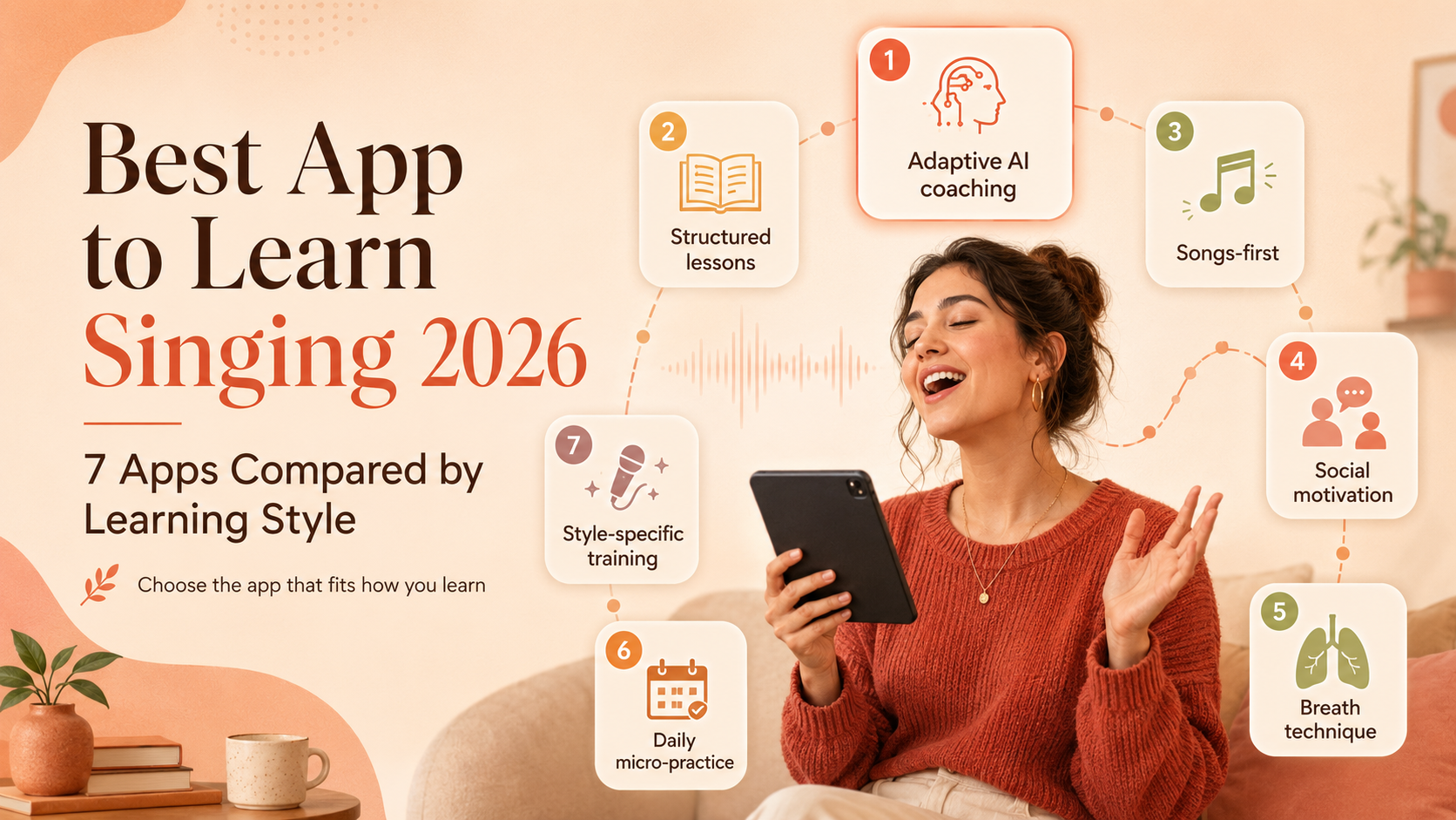 Best App to Learn Singing 2026: 7 Apps Compared by Learning Style